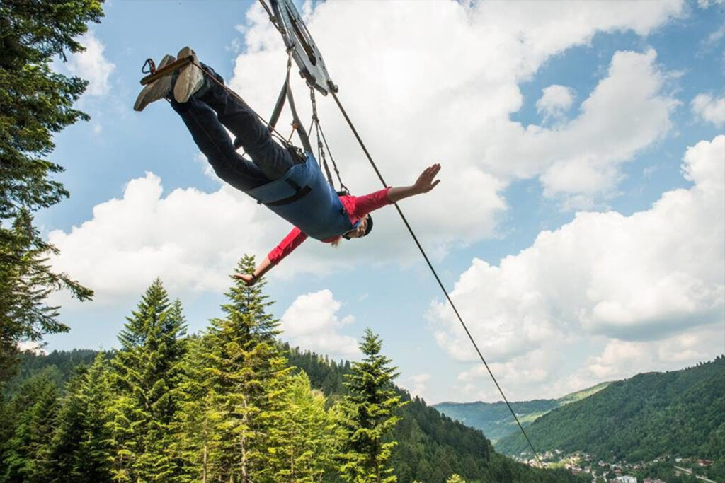 Photo du fantasticable, activité proposée par Bol d'air à La Bresse, ville où se situe les gîtes de Moyenmont, disponible à la location pour vos vacances dans les Vosges !